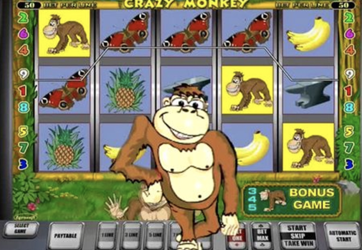 Crazy Monkey jakpot
